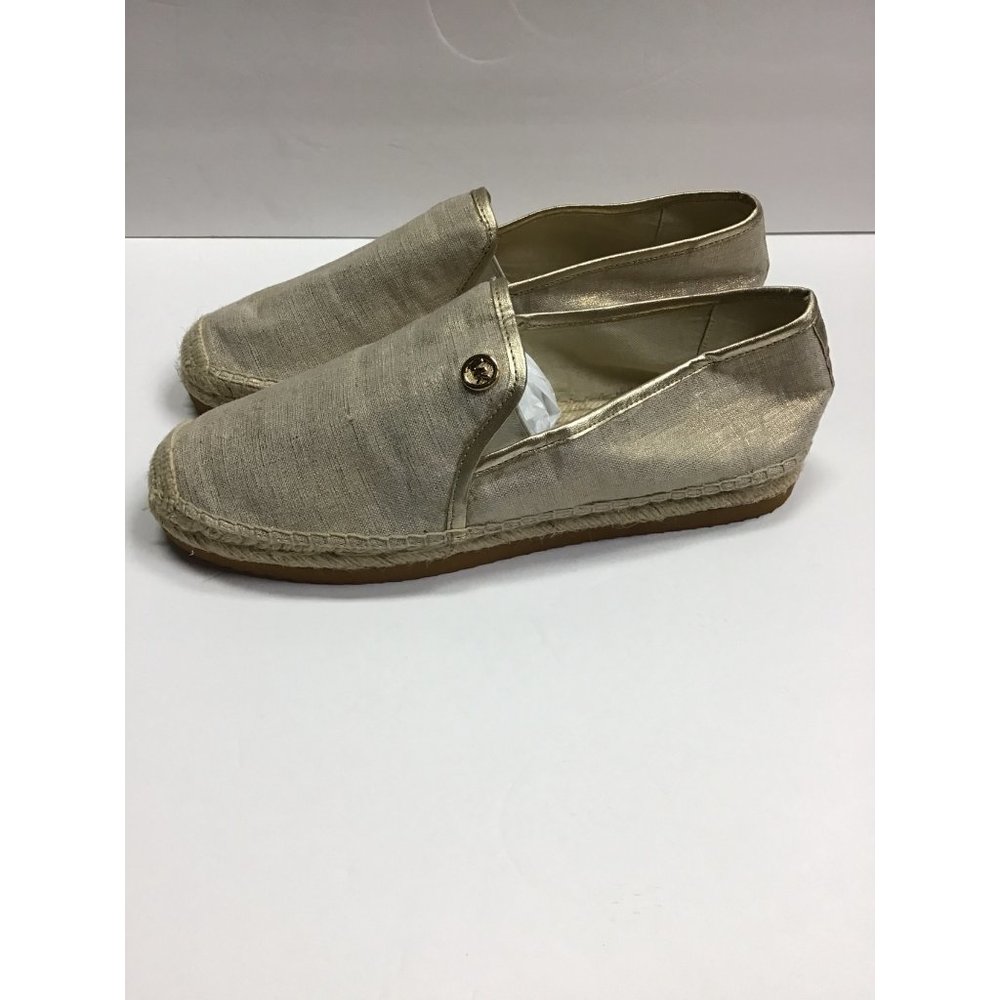 MICHAEL Michael Kors- Metallic Gold Espadrille